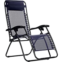 Los mejores  - Amazon Basics Silla Gravedad Cero- Azul